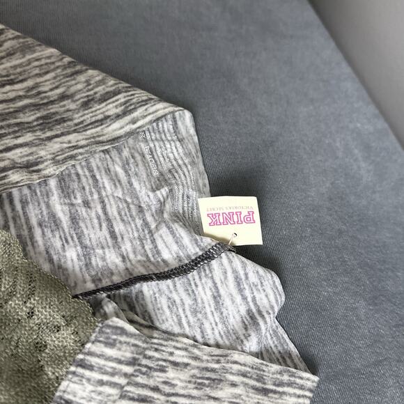 Victoria's Secret PINK Hipster Panty Size Medium Stretch Lace Green Heathered - Picture 5 of 7